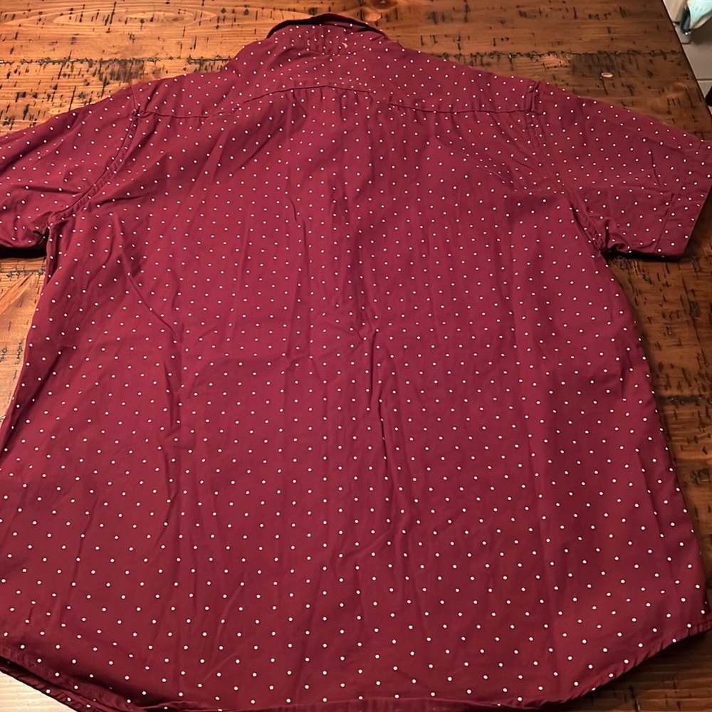 Denim & Flower Short Sleeve Dress shirt size M - Picture 6 of 6